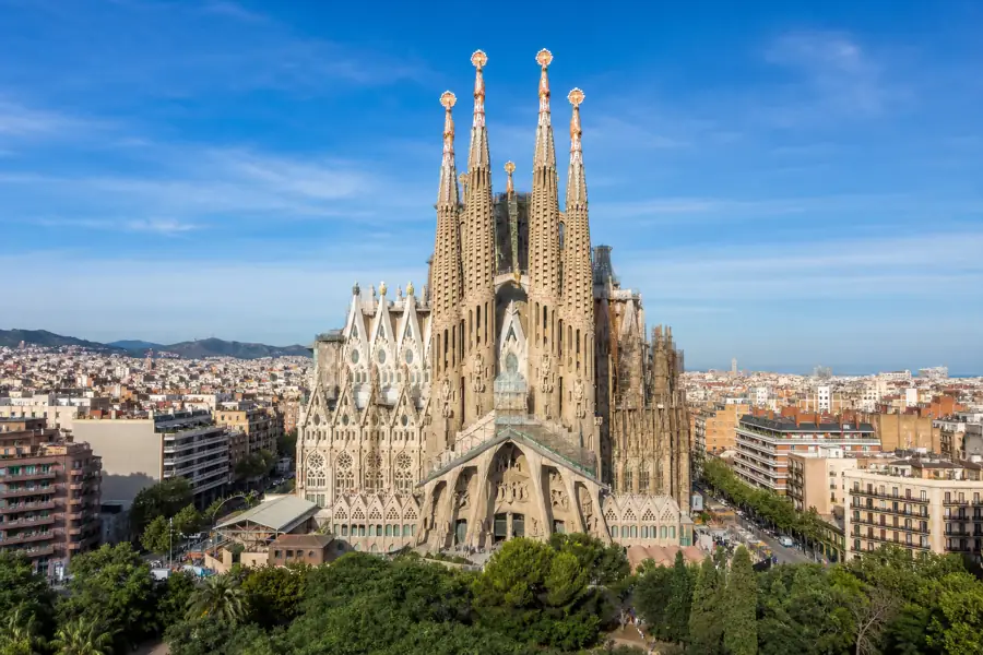 Sagrada Família and Barcelona skyline